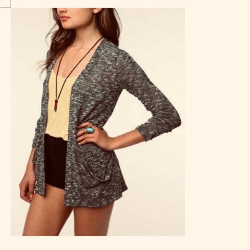 Urban outfitters slouchy B&w cardigan